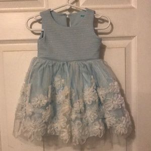 Nanette Baby Blue  Easter dress, size 12 months